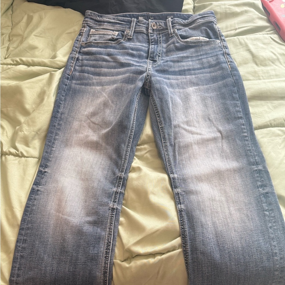Buckle Men's Straight Leg Blue Jeans